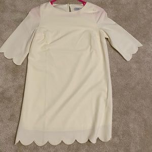 White scallop dress Tobi